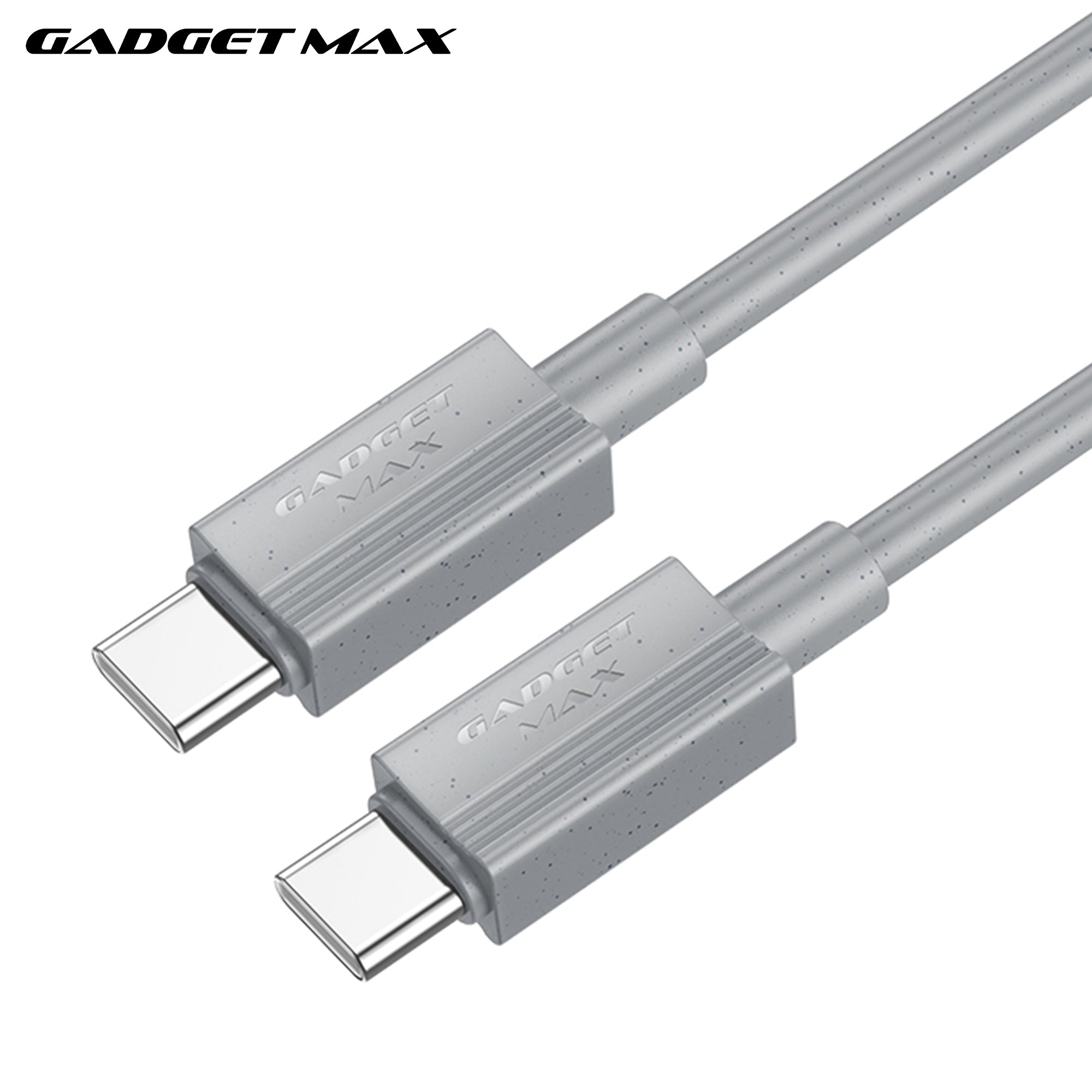 GADGET MAX - GX27 C-C TPE Series Type-C To Type-C Fast Charging Data Cable (60W) - Grey