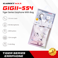 Gadget Max GiGii-554 Paradise Series Earphone - Grey