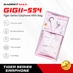 Gadget Max GiGii-554 Paradise Series Earphone - Pink