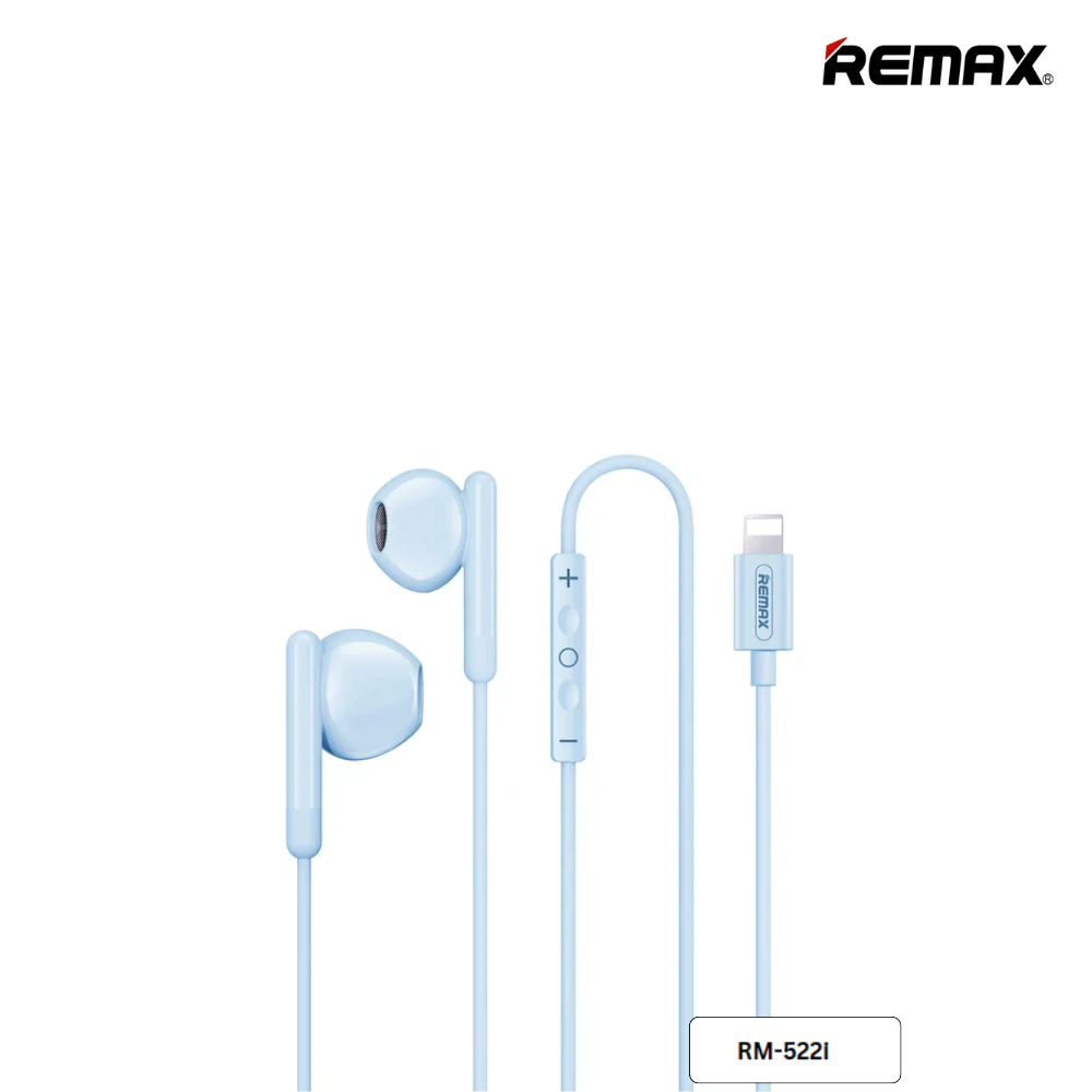 REMAX RM-522I iPhone Wire Earphone FOR MUSIC & CALL (1.2M)