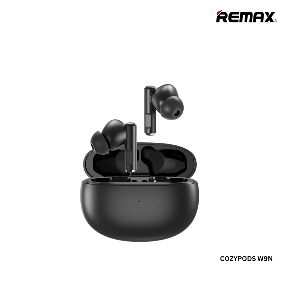 REMAX COZYPODS W9N VANSOUND SERIESANC Earbuds FOR MUSIC & CALL - Black