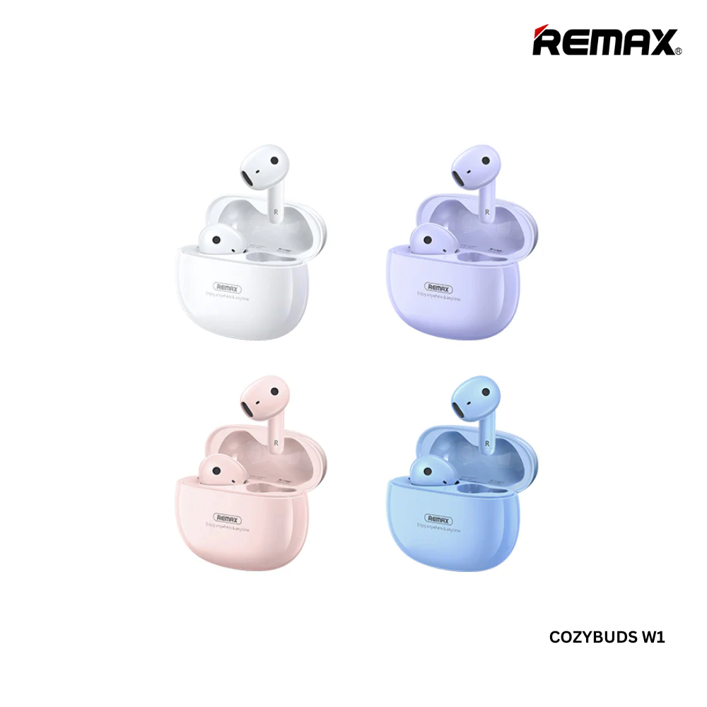 REMAX COZYBUDS 1 EGGIE SERIES TRUE WIRELESS EARBUDS FOR MUSIC & CALL-Purple