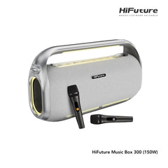 HiFuture - Music Box 300 Bluetooth Wireless Speaker ( 150W ) - Silver