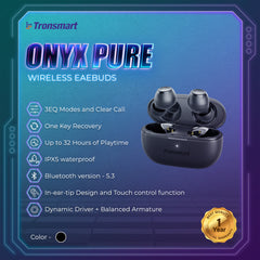 TRONSMART ONYX PURE TRUE WIRELESS EARPHONES
