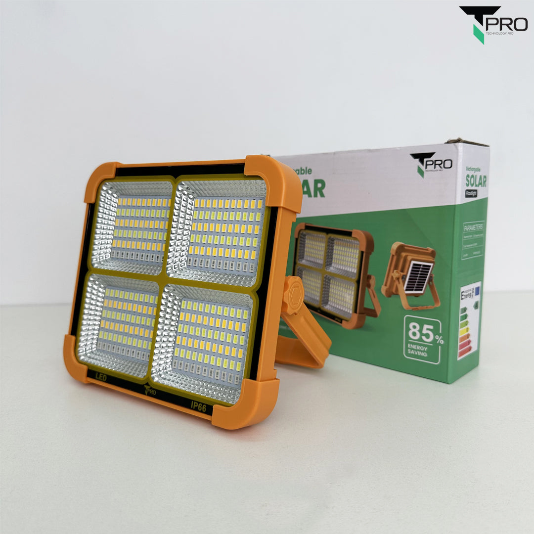 T-PRO 50W 3600MAH RECHARGABLE SOLAR FLOODLIGHT (IP66 WATERPROOF)