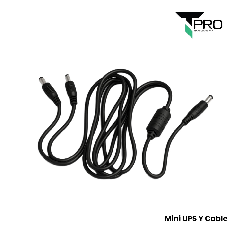 T-PRO - Mini UPS Y Cable - Black