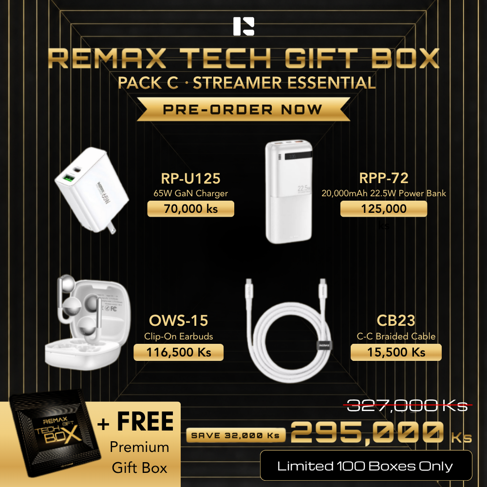 REMAX Tech Gift Box - Pack C . Streamer Essential