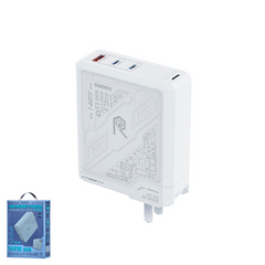 REMAX - RP-U106 Mecha Warrior GAN Adapter ( 140W ) - White