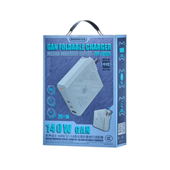 REMAX - RP-U106 Mecha Warrior GAN Adapter ( 140W ) - White