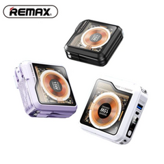 REMAX RPP-621 10000mAh INFINITY 5 SERIES PUNK MAGNETIC WIRELESS CHARGING POWER BANK (ADAPTER) WITH 2 FAST CHARGING CABLES (INPUT-AC/TYPE-C) (OUTPUT-TYPE-C CABLE/IPH CABLE)-Purple