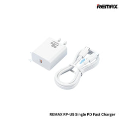 REMAX RP-U5 C-LPRIME 2 SERIES 20W SINGLE PD FAST CHARGER