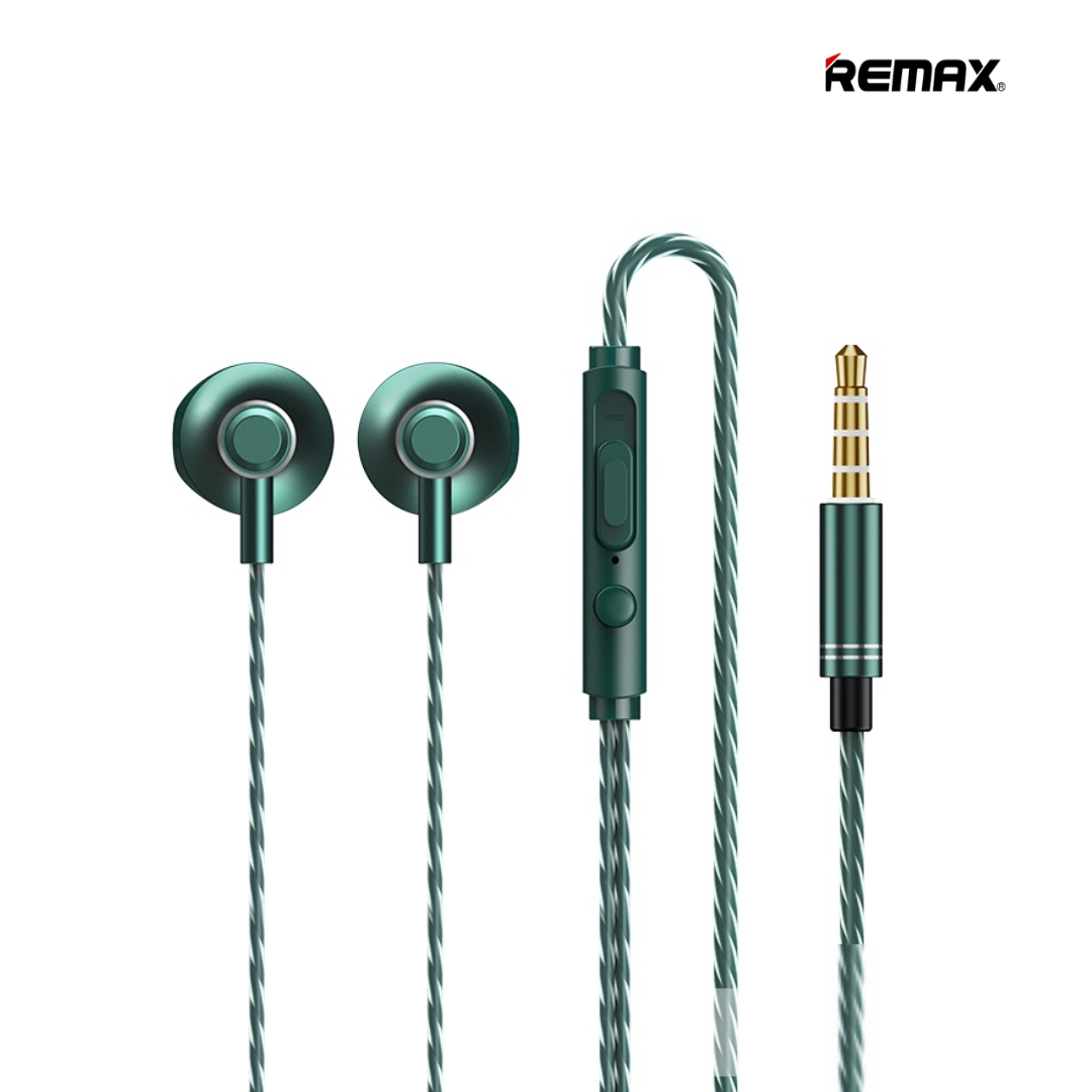 REMAX RM-711 3.5MM EARPHONE (METAL) WIRED MUSIC