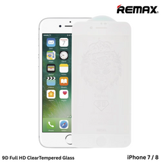 Remax -- GL-32 9D Full Tempered Glass For iPhone 7/8 (White)