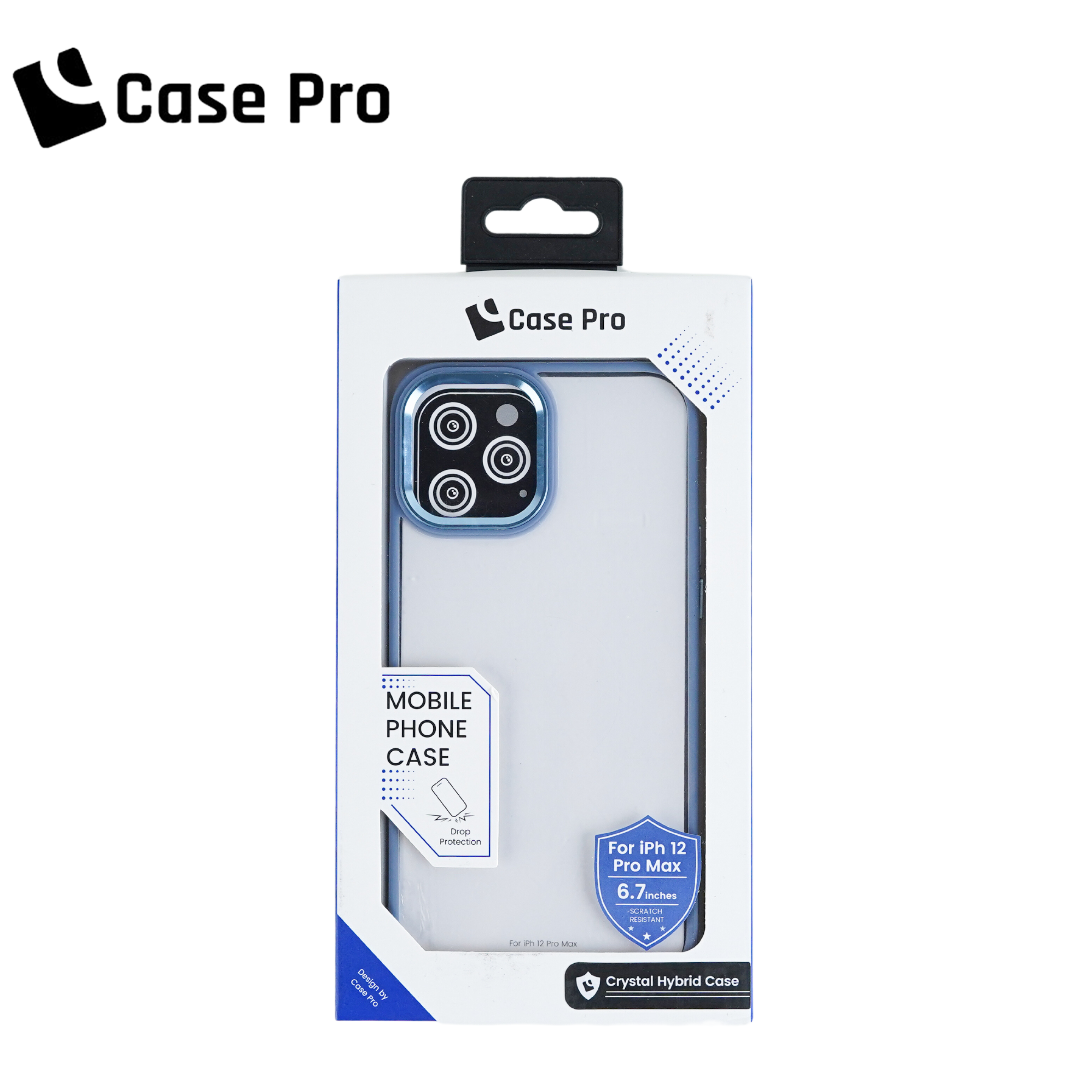 CasePro  iPhone 12 Pro Max Case (Crystal Hybrid)