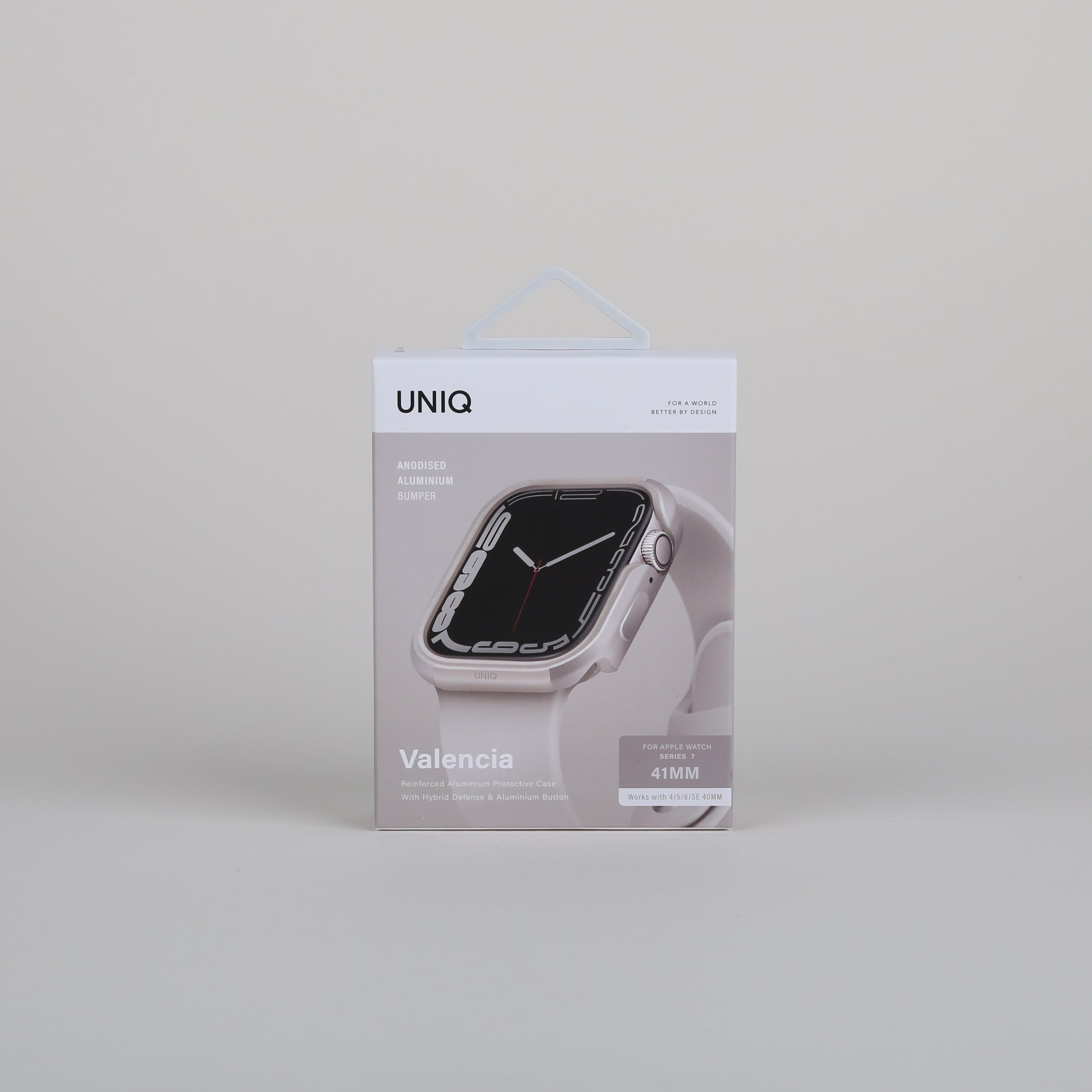 UNIQ VALENCIA APPLE WATCH CASE 41/40MM GRAPHITE (GRAPHITE)