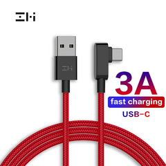 ZMI AL755 USB-A to USB-C CABLE 3A FAST CHARGING TYPE-C BRAIDED CABLE FOR PLAYING GAME 1.5M, Gaming Cable, Type C cable - RED