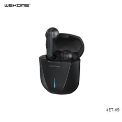 WK ET-V9 TWS (GAMING) EARBUDS (V5.0), TWS Earbuds, Gaming Earbuds, TWS Earbuds , Wireless Earbuds , TWS Earphones , Best Wireless Earbuds for iPhone , Android , Budget wireless earbuds