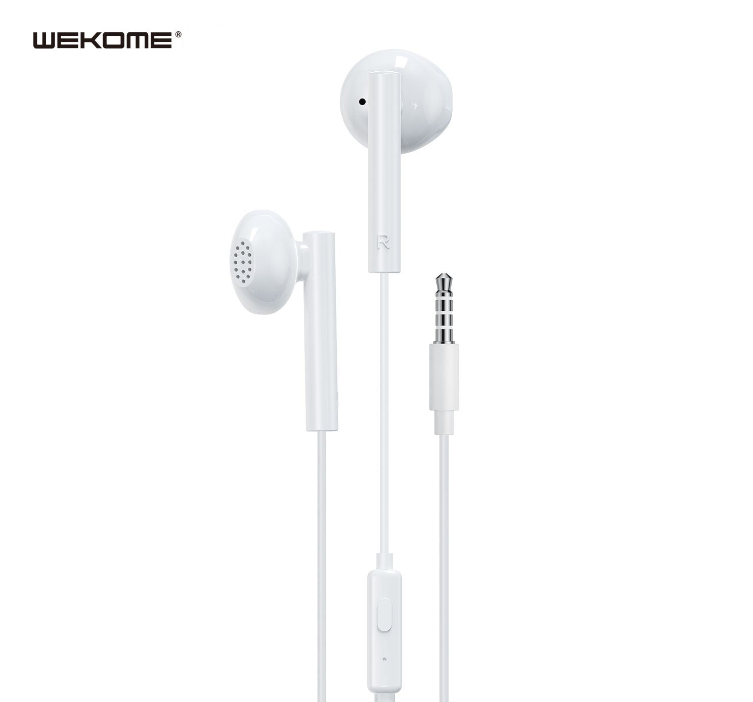 WEKOME  YA01 3.5MM UPINE SERIES WIRED EARPHONE (1.2M), Quality Wired Earphone