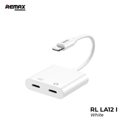 REMAX RL-LA12I REMINE SERIES PHONE ADAPTER LIGHTNING TO LIGHTNING (115MM), Lighting to Lighting Adapter, iPhone Audio Adapter