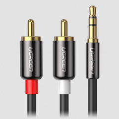 Ugreen AV102 3.5mm to 2RCA M/M Audio PVC Cable (3M)