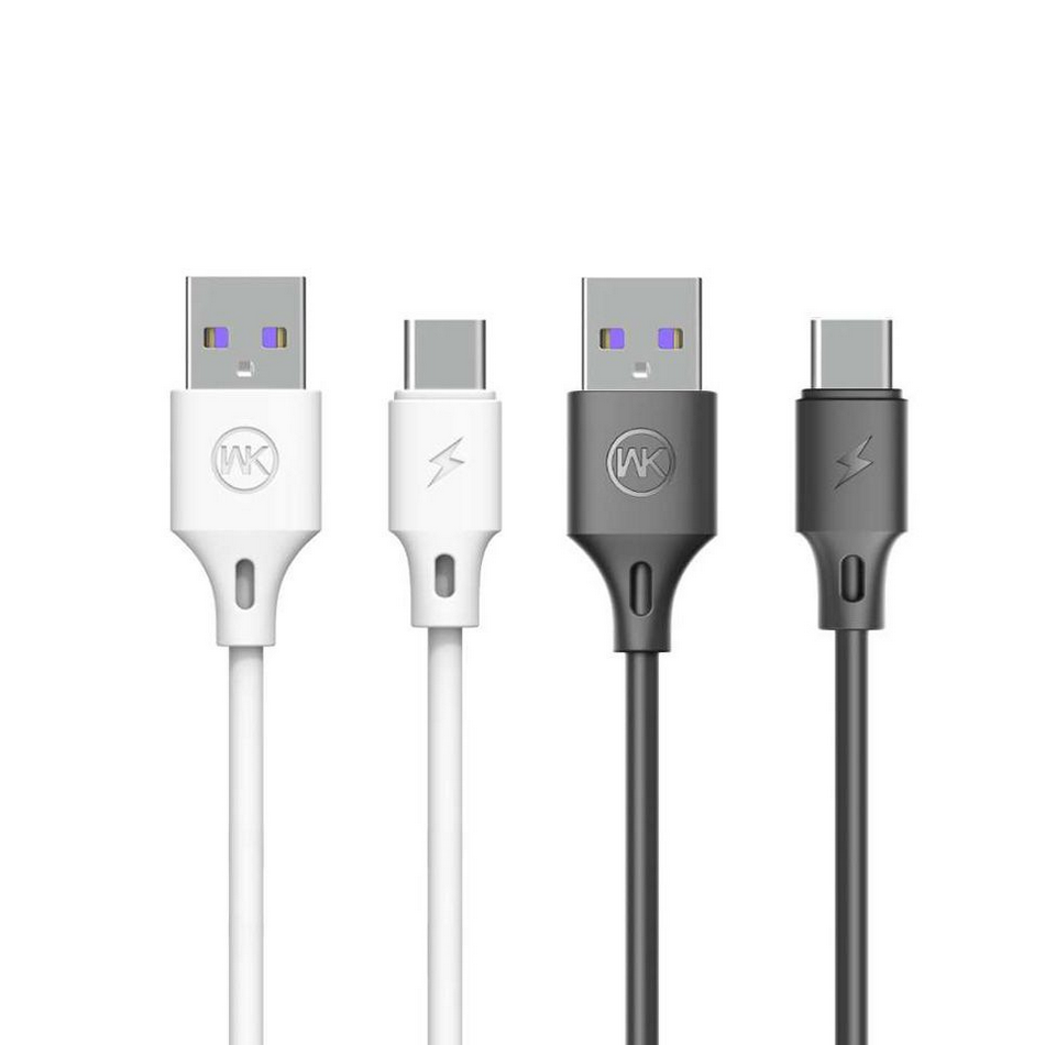 WK WDC-101A FULL SPEED PRO DATA CABLE FOR TYPE.C 5A (1M) - Black