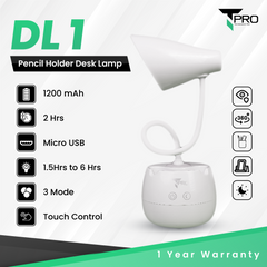 T PRO TP-DL 1 LED PENCIL HOLDER DESK LAMP 1200MAH
