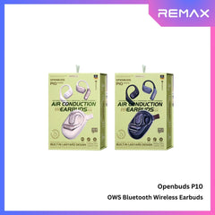 REMAX - OPENBUDS P10 Air Conductor OWS Bluetooth Wireless Earbuds - White