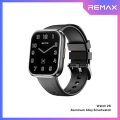 REMAX - Watch 25i Aluminium Alloy Smart Watch - Black