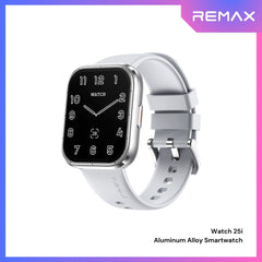 REMAX - Watch 25i Aluminium Alloy Smart Watch - Silver