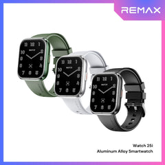 REMAX - Watch 25i Aluminium Alloy Smart Watch - Black