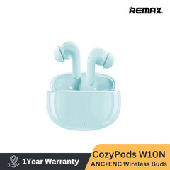 REMAX COZYPODS W10N 5.3 Crystal Series ANC+ENC Earbuds For Music &Call
