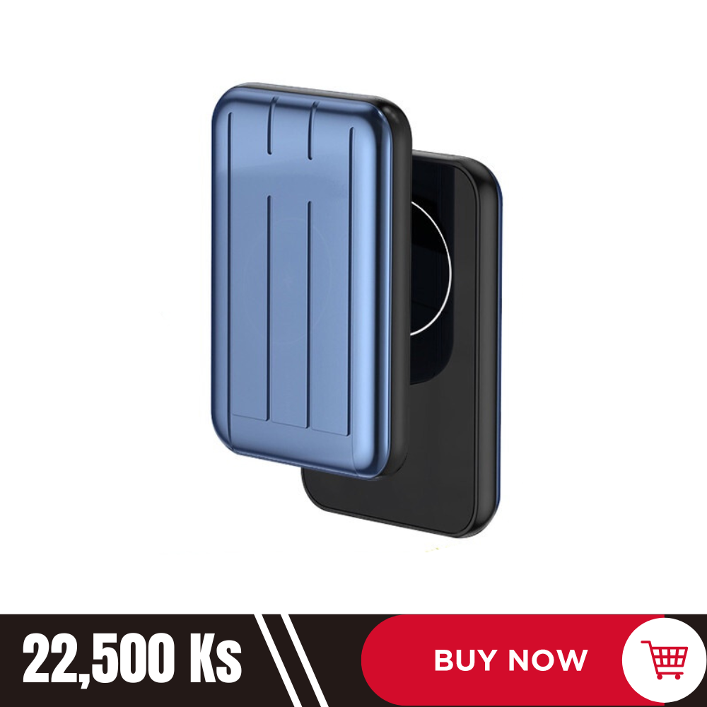 PRODA PD-P80/T109 5000mAh CHUANGYOU SERIES MAGNETIC WIRELESS POWER BANK - Blue