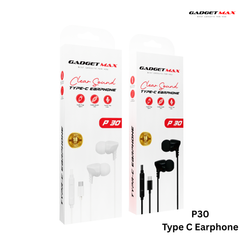 GADGET MAX - P30 Type-C Wired Earphone - White