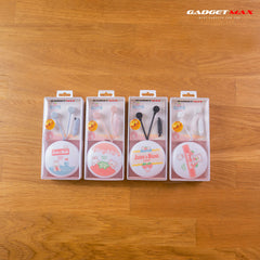 GADGET MAX GIGII-232 JUDY&BEAR SERIES 3.5MM Wired Earphone - PINK