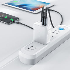 ACEFAST A31 PD 50W GAN (USB-C+USB-C) DUAL PORT CHARGER - WHITE