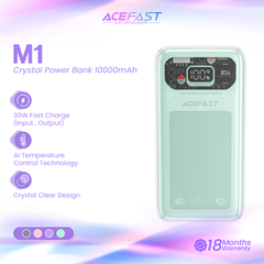 ACEFAST M1 SPARKLING SERIES 30W FAST CHARGING POWER BANK 10000MAH (MOUNTAIN)