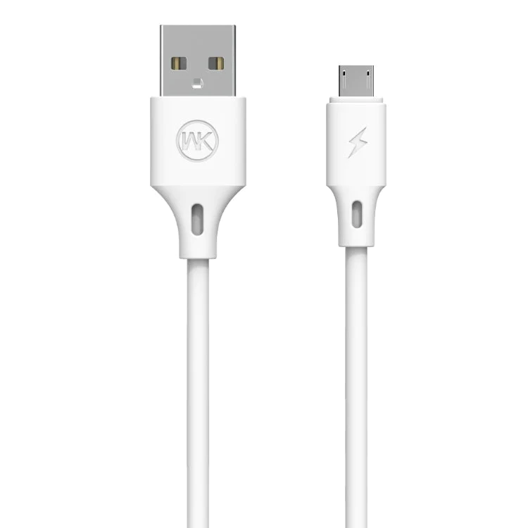 WK WDC-092M MICRO FULL SPEED PRO DATA CABLE FOR MICRO 2.4A (3M) - White