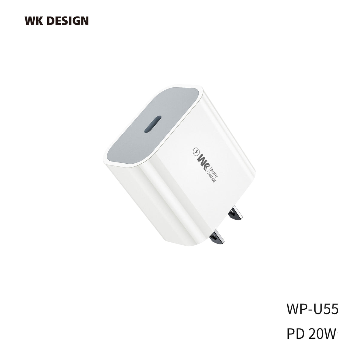 WK WP-U55 PD 20W MAXSPEED SERIES FAST CHARGING, PD 20W Charging Adapter, Fast Charging Adapter