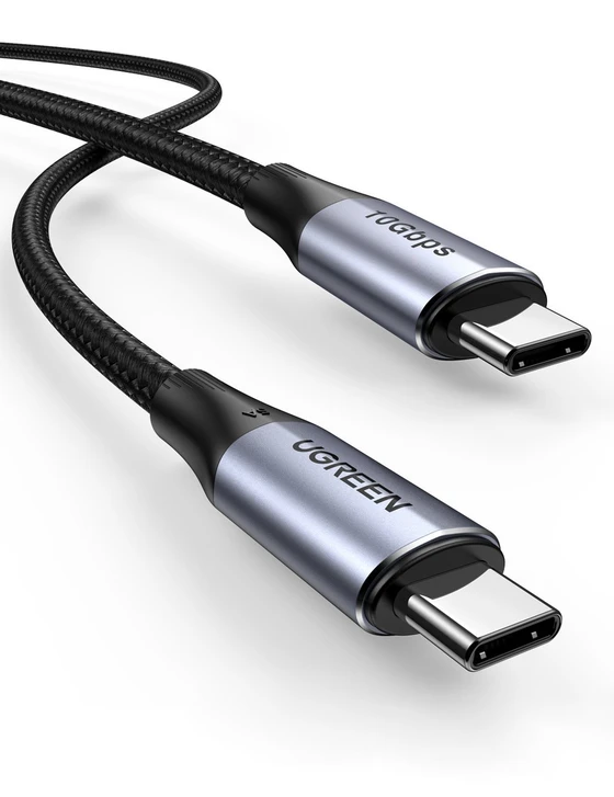 UGREEN US355 USB-C 3.1 M/M GEN2 5A CABLE WITH BRAIDED (1M) (TYPE-C TO TYPE-C)