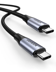 UGREEN US355 USB-C 3.1 M/M GEN2 5A CABLE WITH BRAIDED (1M) (TYPE-C TO TYPE-C)