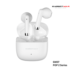 GADGET MAX - GM37 Pop 2 Wireless Bluetooth Earbuds - White