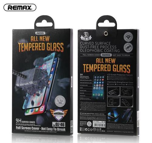 Remax -- GL-46 All New Tempered Glass For iPhone Xs Max/ 11 Pro Max 6.5"(Black)