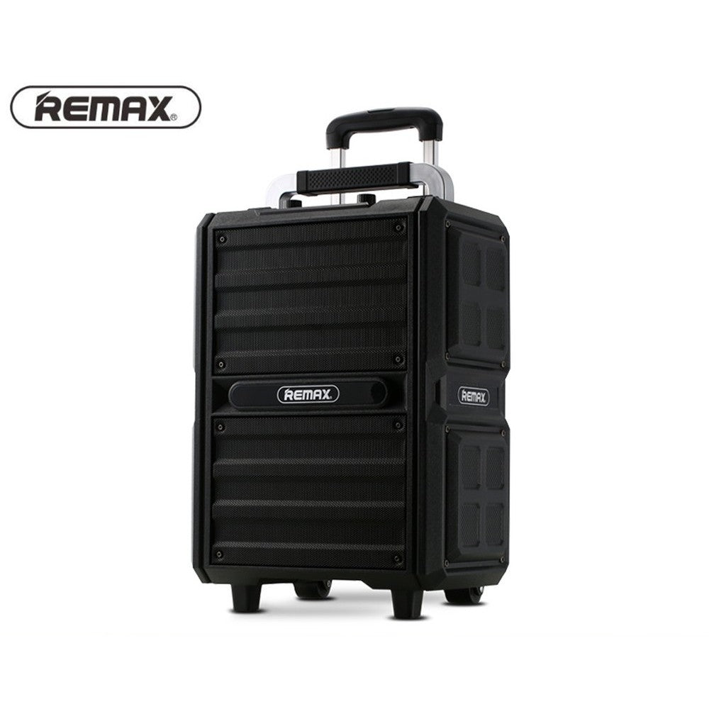 REMAX RB-X5 SONG K OUTDOOR PULL ROD BLUETOOTH SPEAKER - Black