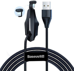 Baseus Stylish Colorful Suction Mobile Game Data Cable Usb for iPhone 2.4A 1.2M