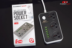 GADGET MAX - SC3604 Power Socket 3.4A Auto Max (6 USB , 3 PS)