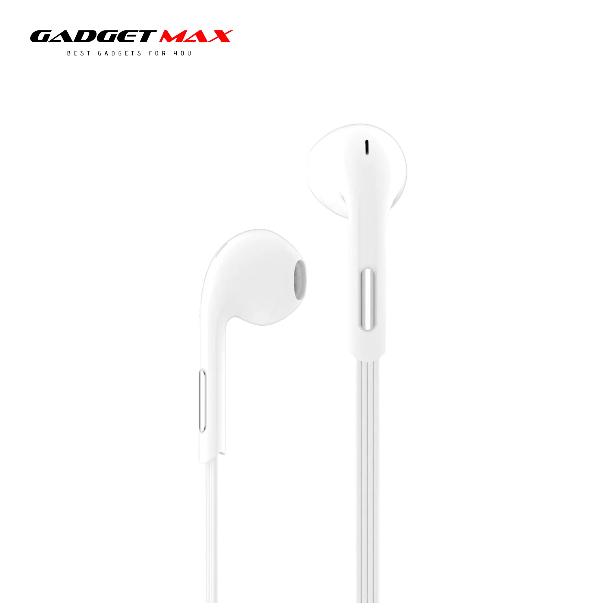 GADGET MAX - GM06 3.5mm Clear Sound Wired Earphone - White