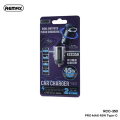 REMAX - RCC350 Tanya Pro Max Series 45W PD+QC Car Charger - Black