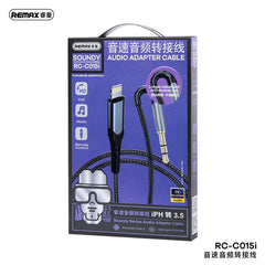 REMAX RC-C015I SOUNDY SERIES AUDIO ADAPTER CABLE(RC-C015I) (1M)