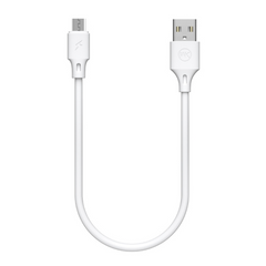 WK WDC-105M FULL SPEED PRO DATA CABLE FOR MICRO  2.4A (25CM) - White