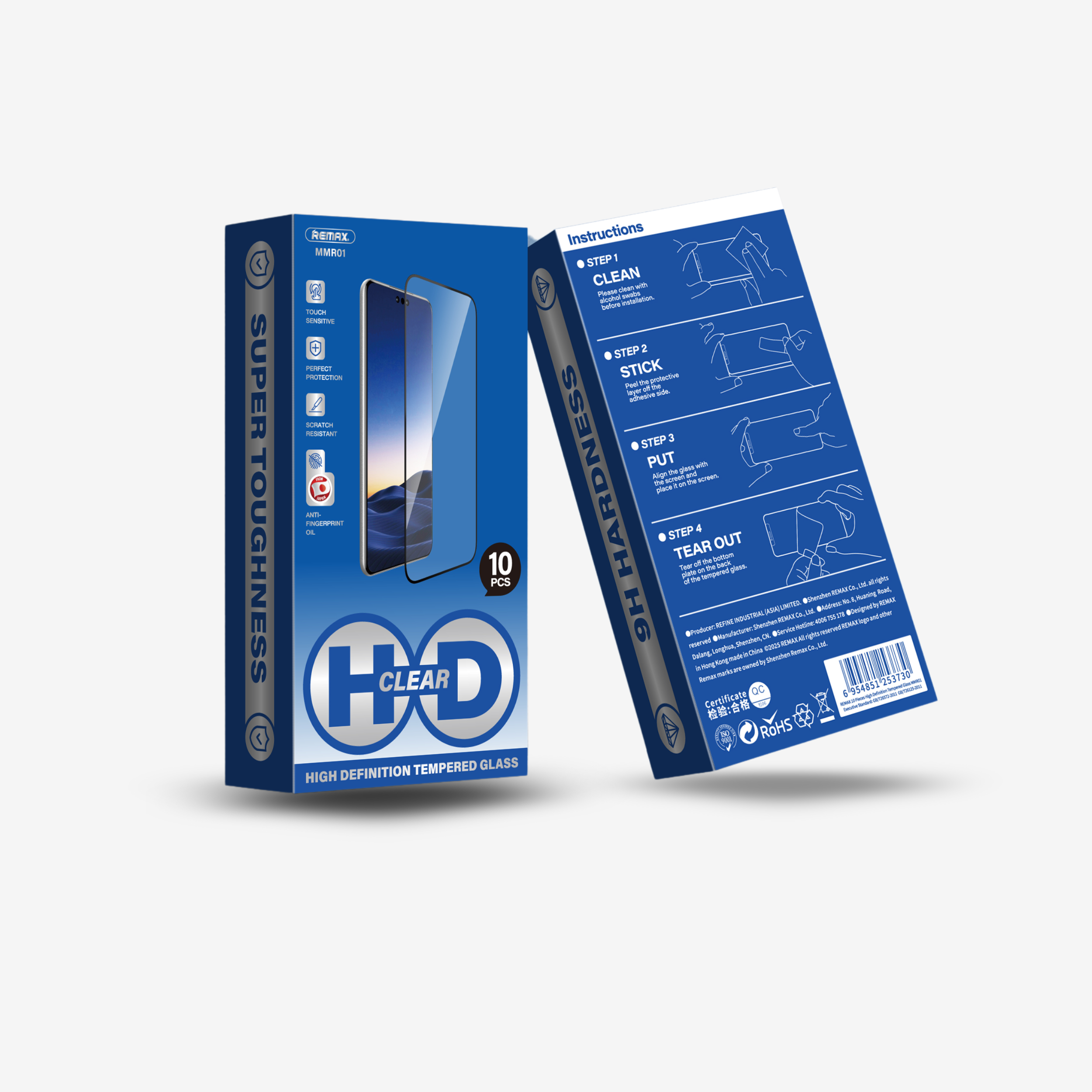 REMAX - MMR01 HD Clear Tempered Glass - OPPO RENO 13